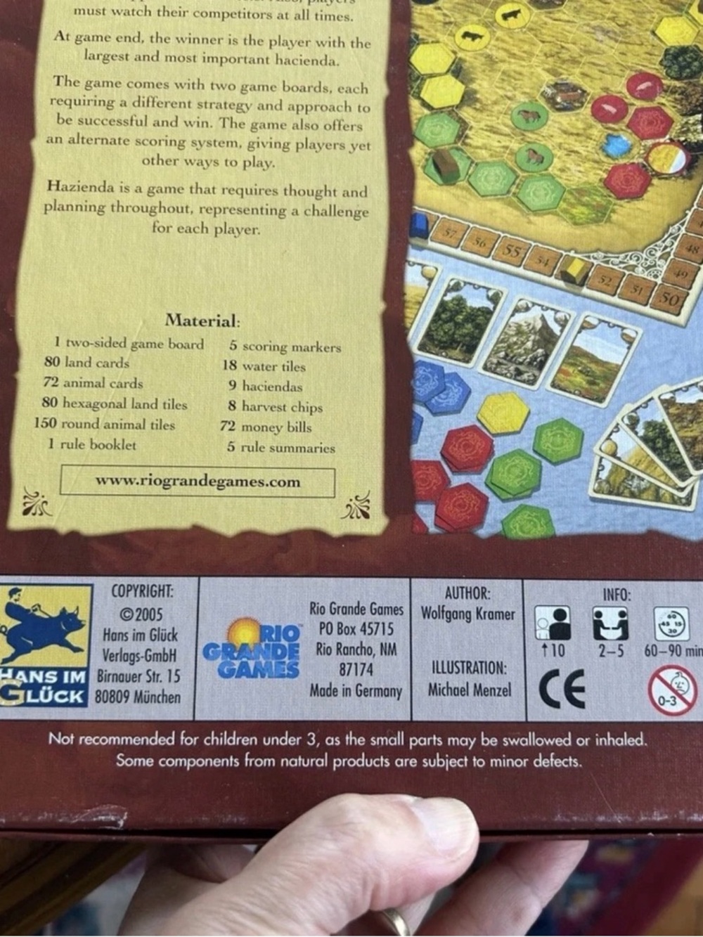 Hacienda Board Game 2005 by Rio Grande Complete - Picture 3 of 6